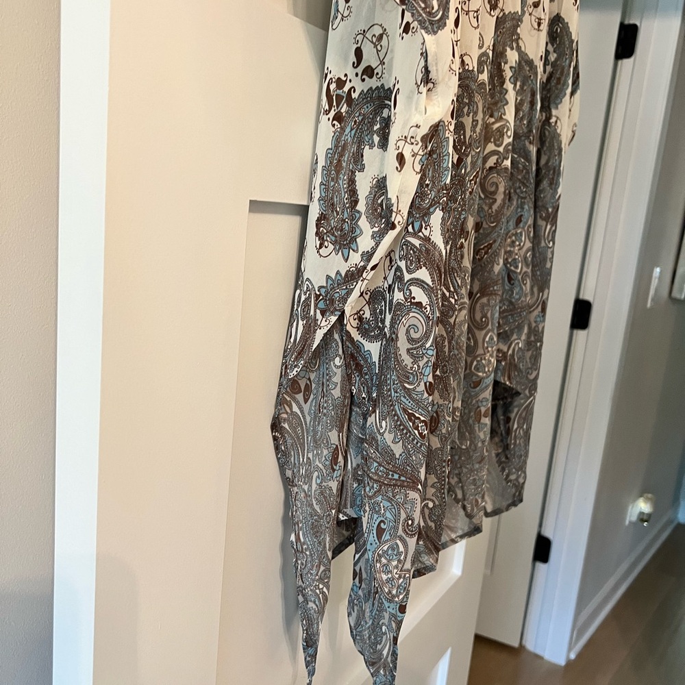 Daniel Rainn Women’s Kimono – XS/S | Paisley Print Duster - Picture 8 of 9